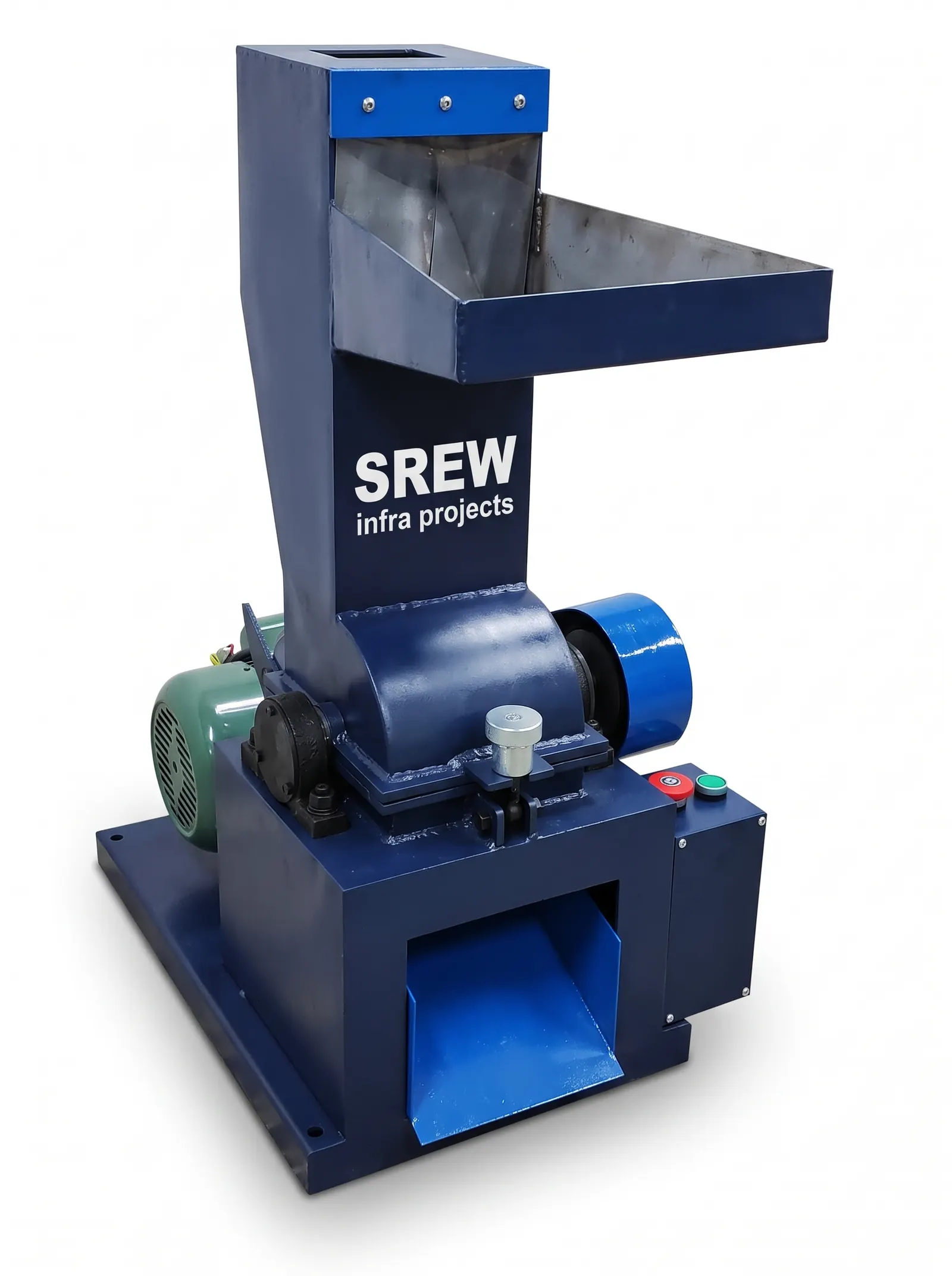 Glass crusher built by SREW Projects
