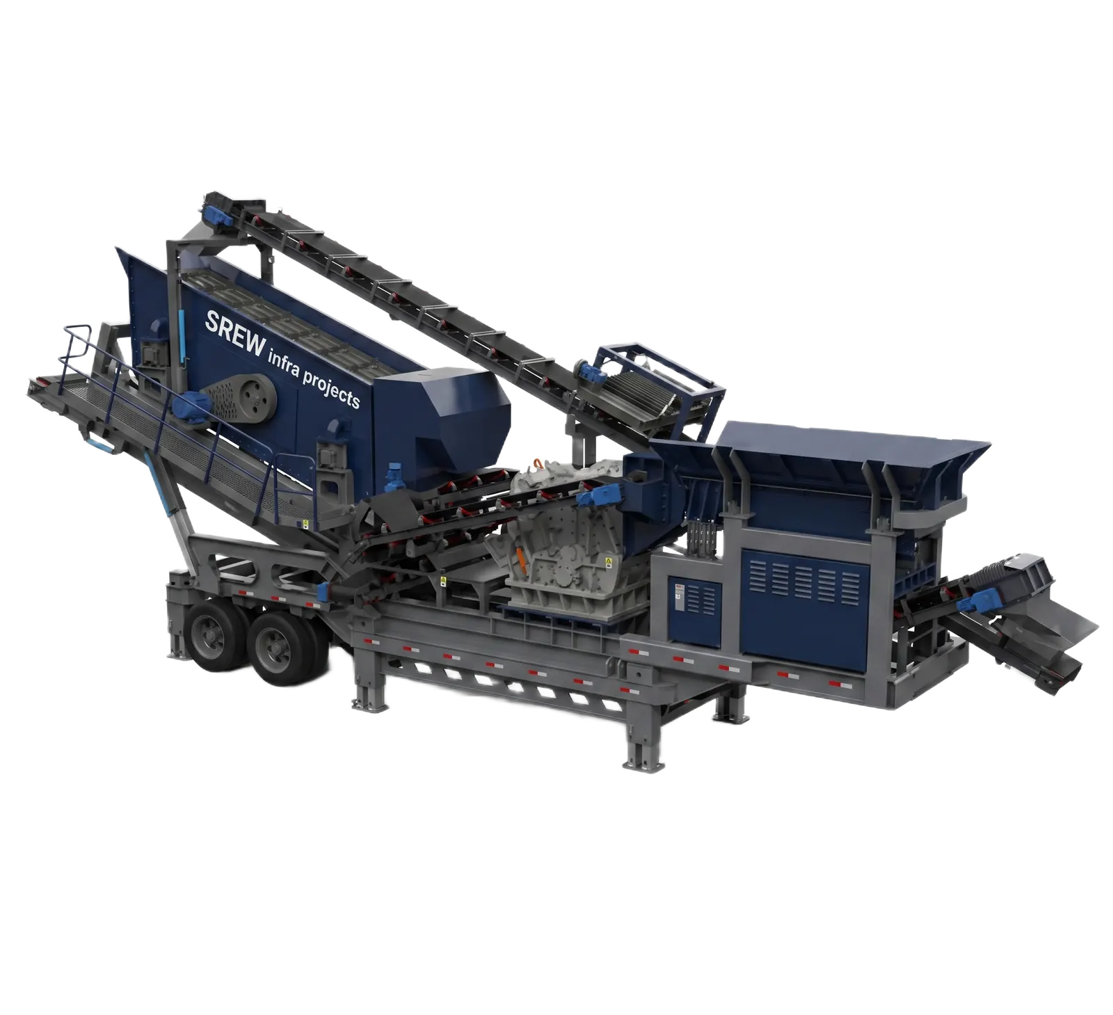 Mobile impact crushing plant built by SREW Projects